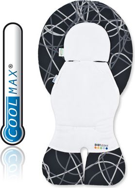 ODENWÃLDER Babycool-Auflage fÃŒr den Schalensitz (Kritzel schwarz)