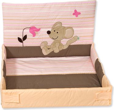 OdenwÃ€lder Laufgittereinlage Mausi Streifen pink/apricot 75/100.