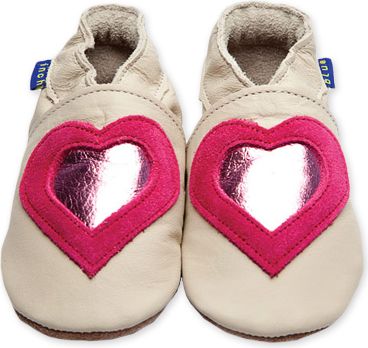 INCH BLUE Lederschuh Love Retro Cream
