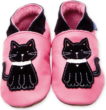 INCH BLUE Lederschuh Meeow Rose Pink Black