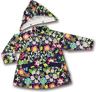PLAYSHOES Regen-Mantel FLORA violett