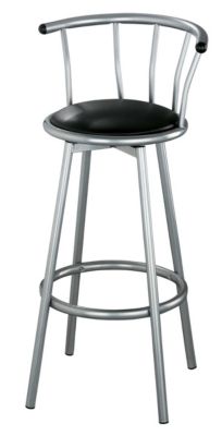 Barhocker silber (2er Set)