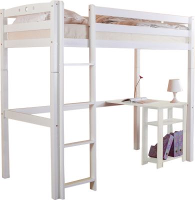 Pingulina Hochbett Tolly II Buche massiv Weiss extra hoch Preisvergleich