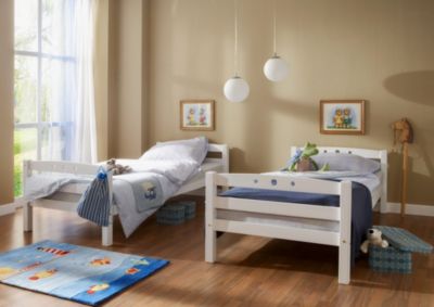 Pingulina Etagenbett Lupo Buche massiv weiÃ