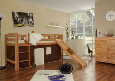 Pingulina Spielbett Hochbett mit Rutsche