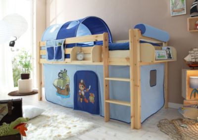 Pingulina Massivholz Spielbett Hochbett Kiefer Natur im Preisvergleich 