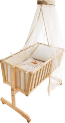 Pingulina Babywiege Kiefer Natur Croco Preisvergleich