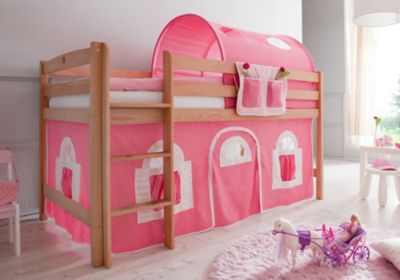 Pingulina Massivholz Spielbett Hochbett Buche bio-ge&ouml;lt Landhaus Preisvergleich