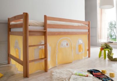 Pingulina Massivholz Spielbett Hochbett Buche bio-ge&ouml;lt Landhaus Preisvergleich