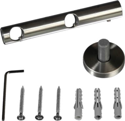 Tr&auml;ger f&uuml;r Gardinenstangen 10 cm zweil&auml;ufig \"Prima\" | &oslash; 12 mm | 1 St&uuml;ck Preisvergleich