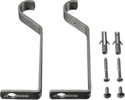 Tr&auml;ger f&uuml;r Gardinenstangen 12 cm einl&auml;ufig \"Landhaus\" | &oslash; 20 mm | 2 St&uuml;ck Preisvergleich