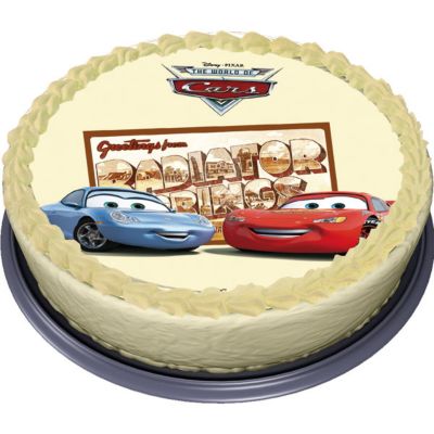 Tortenaufleger Cars wei&szlig; Preisvergleich