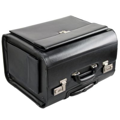 Dermata Pilotenkoffer Trolley Leder 45 cm Preisvergleich