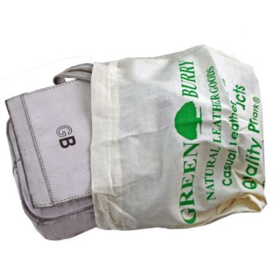 Greenburry Dusty White Messenger / Umh&auml;nger Leder 27 cm Preisvergleich