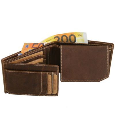 GreenLand Nature GeldbÃ¶rse Leder 12 cm