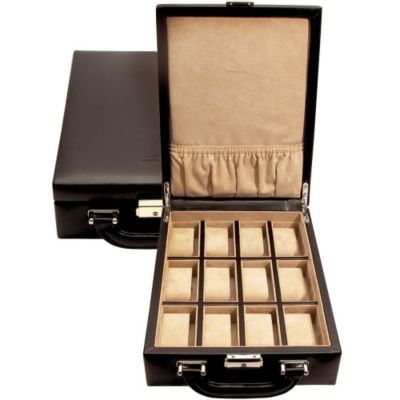 Windrose Ambiance Uhrenbox 23 cm Leder Preisvergleich