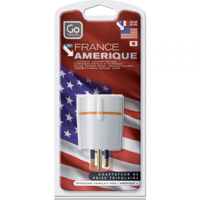 Design Go Electrical + electronics Reiseadapter Frankreich-USA