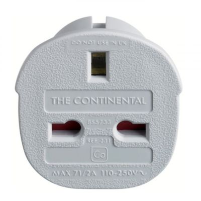 Design Go Electrical + electronics 2er Set Reiseadapter UK-EU