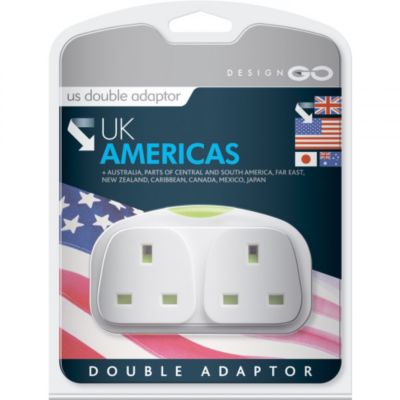 Design Go Electrical + electronics Duo-Reiseadapter UK-USA Preisvergleich