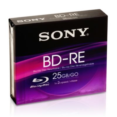 Sony Blu-ray Rohling BD-RE 5BNE25B 25GB 1-2x Single Layer
