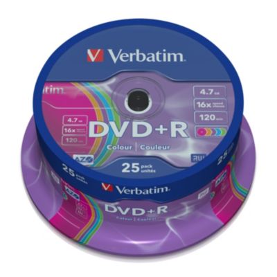 Verbatim DVD Rohling DVD+R 43733 4,7GB 16x Single Layer