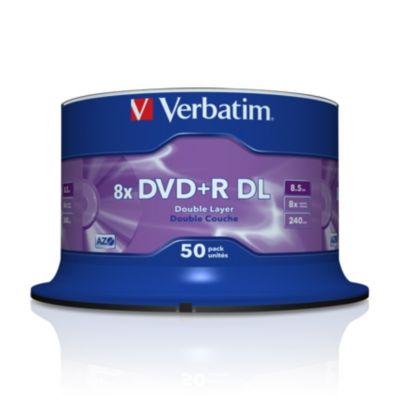 Verbatim DVD Rohling DVD+R DL 43758 8,5GB 8x Dual Layer