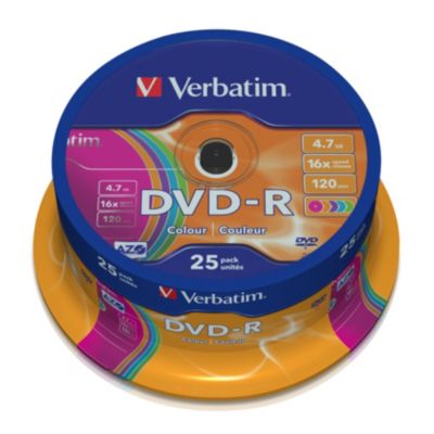 Verbatim DVD Rohling DVD-R 43732 4,7GB 16x Single Layer