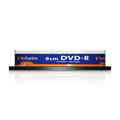 Verbatim DVD Rohling DVD-R 43573 1,46GB 4x Single Layer, InkJet Printable