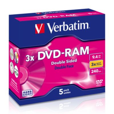 Verbatim DVD Rohling DVD-RAM DL 43493 9,4GB 3x Dual Layer
