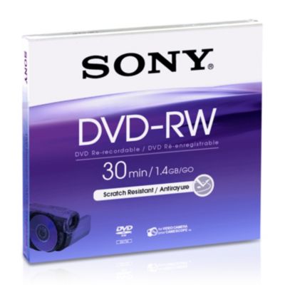 Sony DVD Rohling DVD-RW DMW30AJ 1,46GB 2x Single Layer