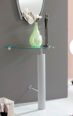 Wandtisch Seattle mit Ablage aus Sicherheitsglas Preisvergleich