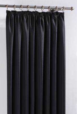Gardine Isabella unifarben aus Glanzsatin Dekostoff, 2-tlg. Preisvergleich