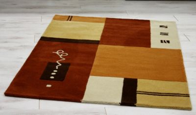 Handtuft-Teppich Agra