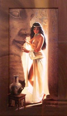 Bild One last touch 49x86 cm von Maher Morcos Preisvergleich