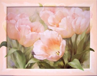 Bild Pink Tulips 93x73 cm von Igor Legashov Preisvergleich