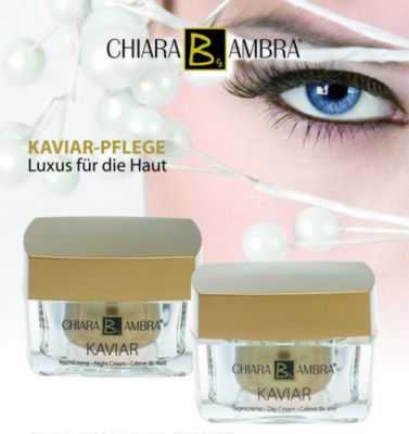 chiara ambra Kaviar-Pflegeserie Tagescreme und Nachtcreme, 2er-Set