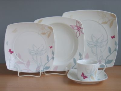 creatable Service New Bone China Square Schmetterling Preisvergleich