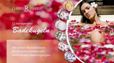 chiara ambra Badekugeln, 12er-Set