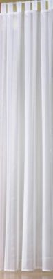 Voile Gardine Danette mit Webstreifen + Schlaufen, 2-tlg Preisvergleich