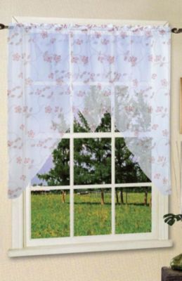 Voile Kuvertstore Nina allover bedruckt mit Tunneldurchzug Preisvergleich