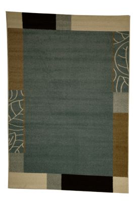 Design Teppich Arles mit modernem Dessin blau/beige Preisvergleich