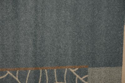 Design Teppich Arles mit modernem Dessin blau/beige Preisvergleich