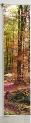 Zum Angebot - Schiebegardine Herbstwald aus Dekostoff mit Digita