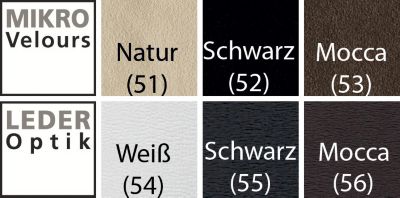 Ecksofa mit Ottomane