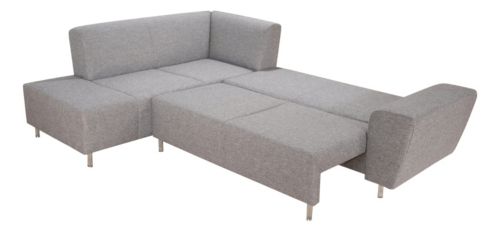 Max Winzer Ecksofa mit hochwertiger Bettfunktion Strukturstoff