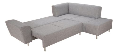 Max Winzer Ecksofa mit hochwertiger Bettfunktion Strukturstoff