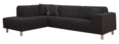 Ecksofa mit Ottomane auf Metallf&uuml;&szlig;en Preisvergleich