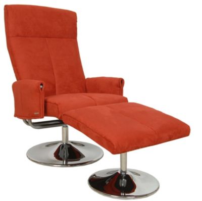 bentley Relaxsessel mit Hocker und Chromfu&szlig; Preisvergleich