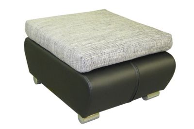 Hocker Materialmix Leder-Optik Stukturstoff Preisvergleich