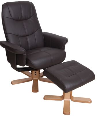 bentley Relaxsessel mit Hocker, braun Preisvergleich